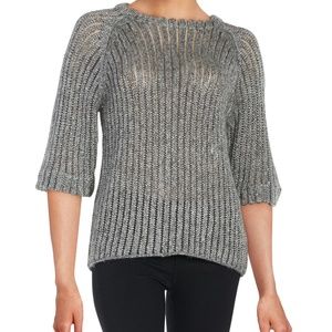 NWT T tahari Henna Sweater in Gray
